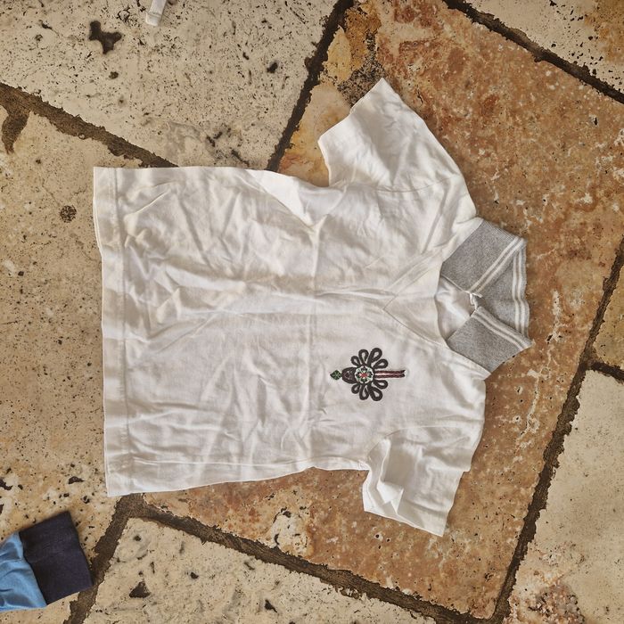 Polo białe  dla chłopca