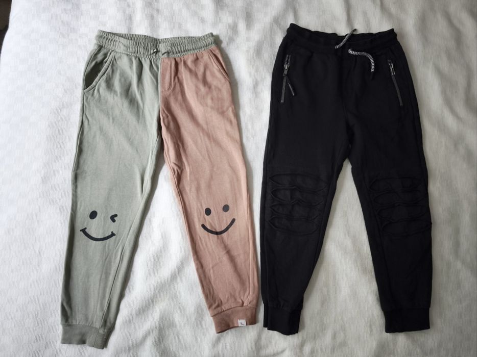 11x spodnie dresowe jeansowe chinosy bojówki rozmiar 122 H&M Converse