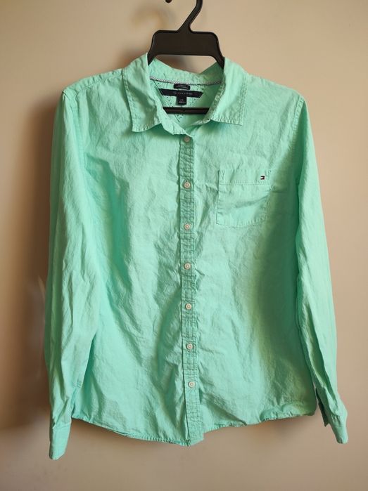 Koszula zielona wiosenna letnia bluzka