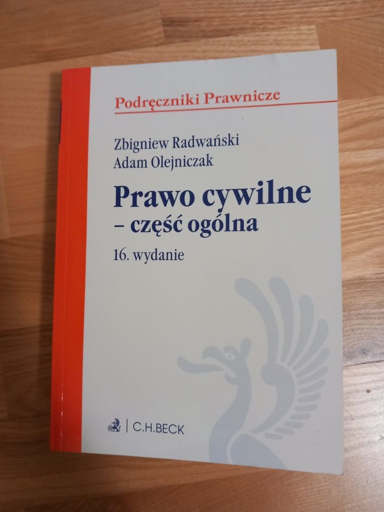 Prawo cywilne cześć ogólna Radwański Olejniczak 2021