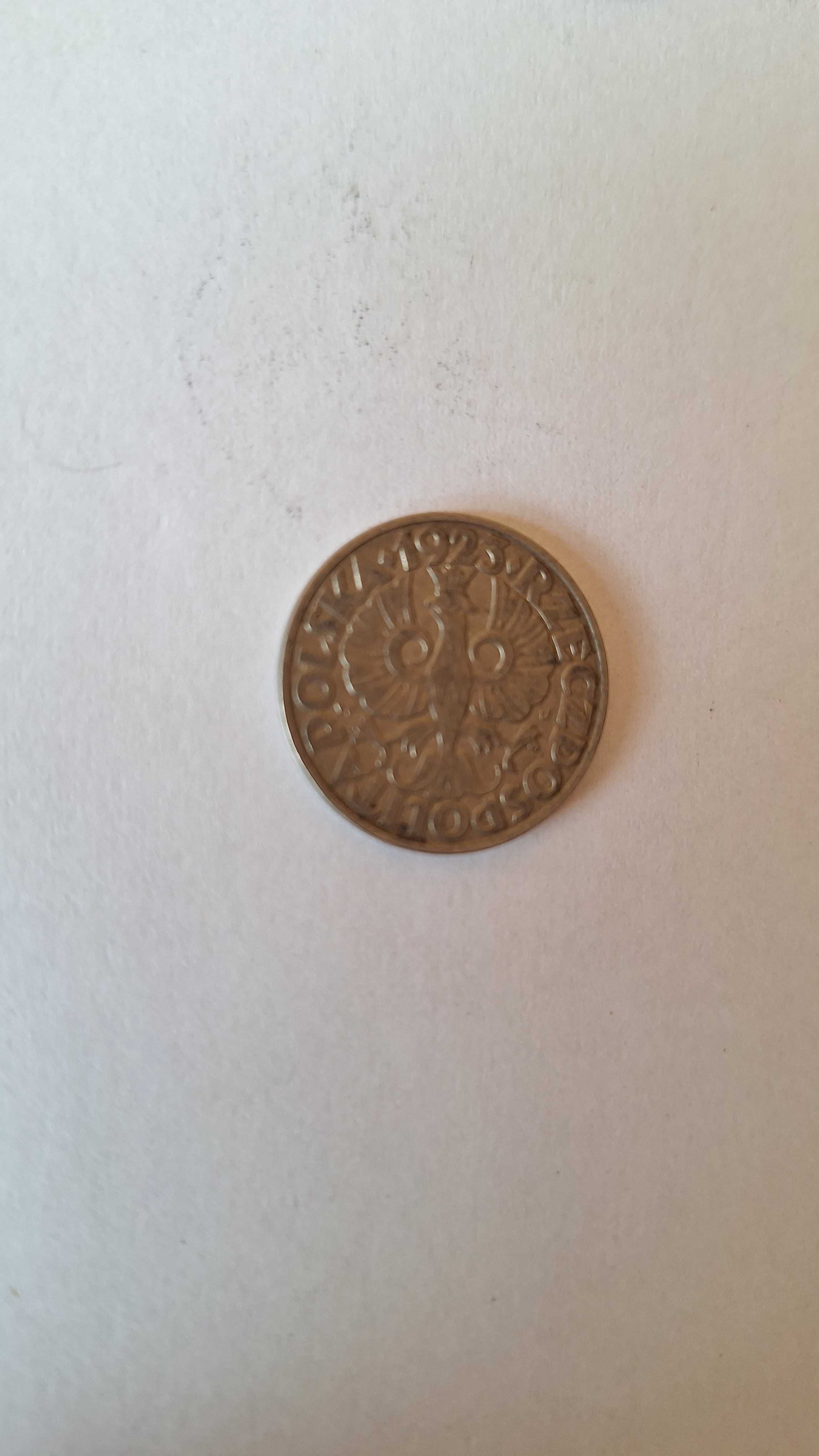 Monety 50 groszy z 1923 r. 7 sztuk
