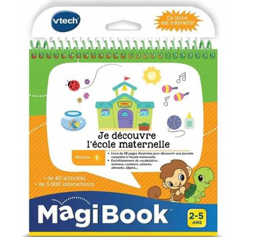 Książka Vtech Magibook j. francuski Odkrywam przedszkole