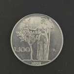 Moneta Włochy 100 lire 1975