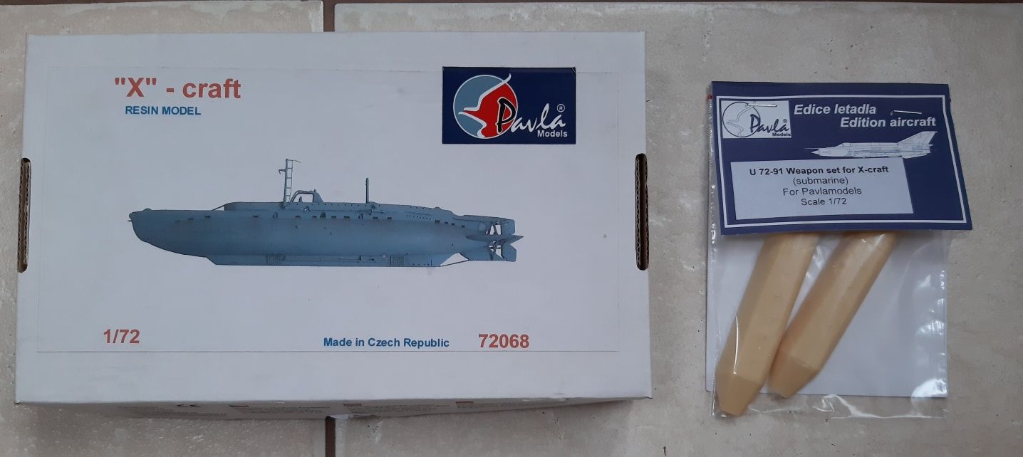 Model do sklejania okręt  podwodny 1:72
