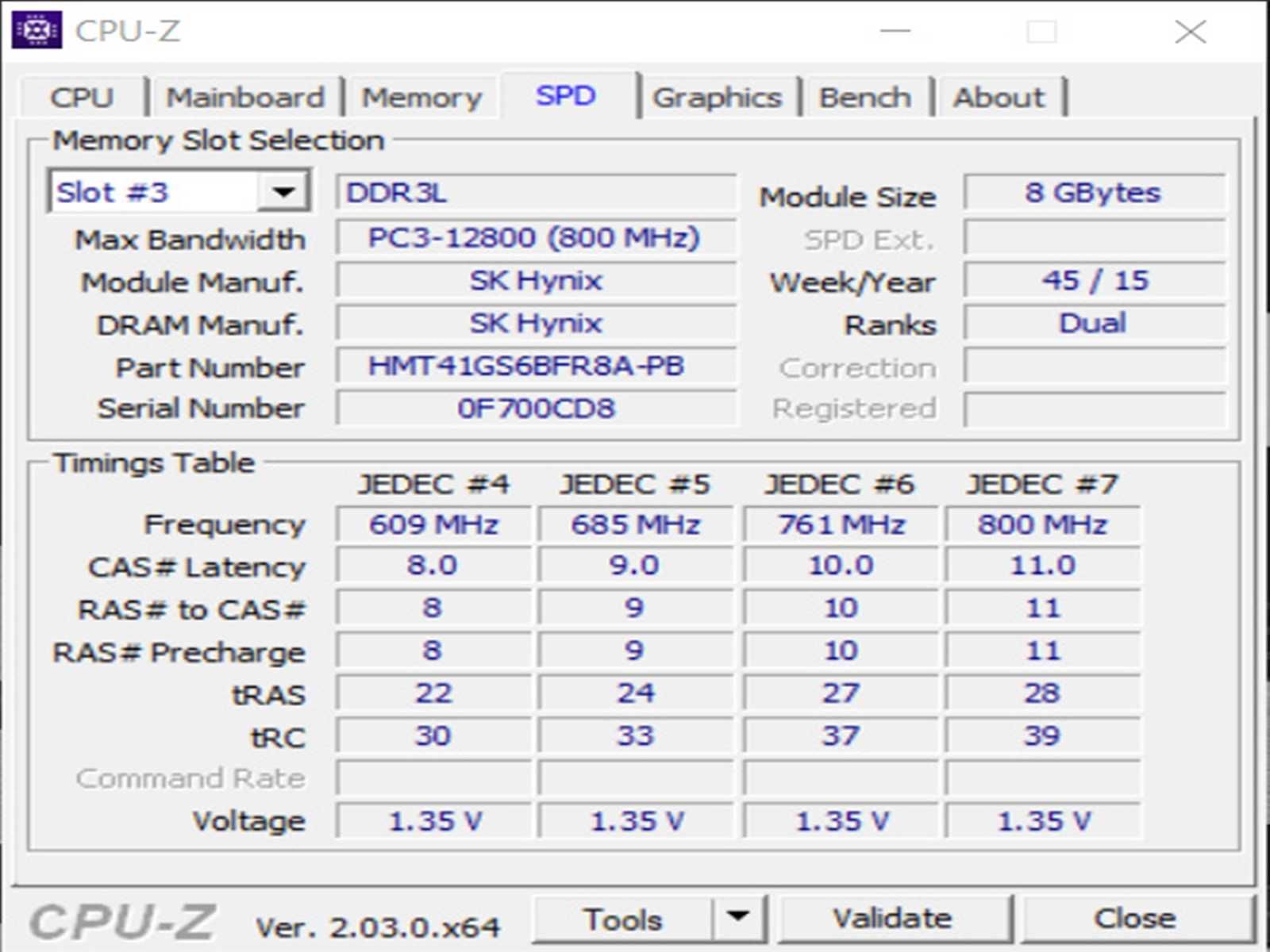 DDR3 16GB HyniX 12800 L