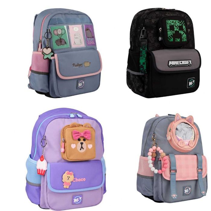 Рюкзак шкільний YES  S-104 Minecraft Unique S-104  Pusheen Stay Cool