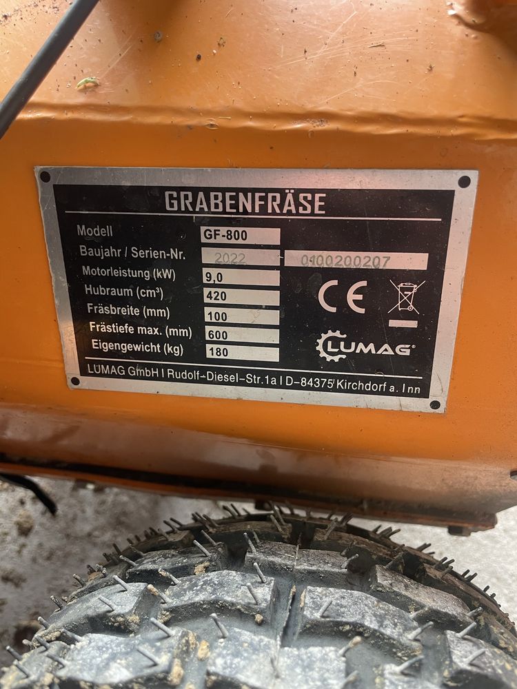Koparka Łancuchowa Lumag GF-800