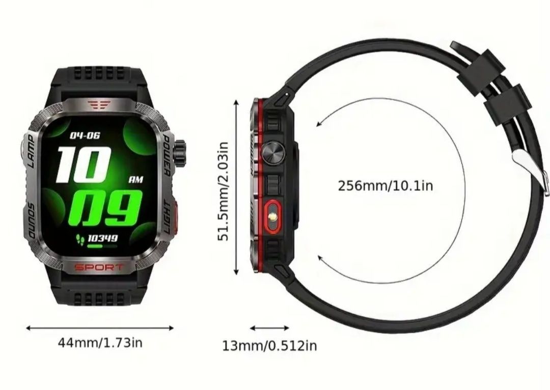 Zegarek męski smartwatch.