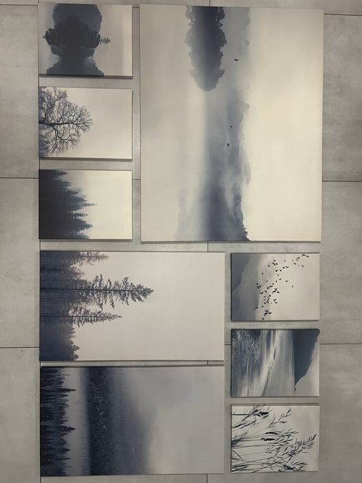 Zestaw 9 obrazów ikea