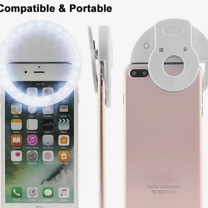 Anel luminoso de selfie