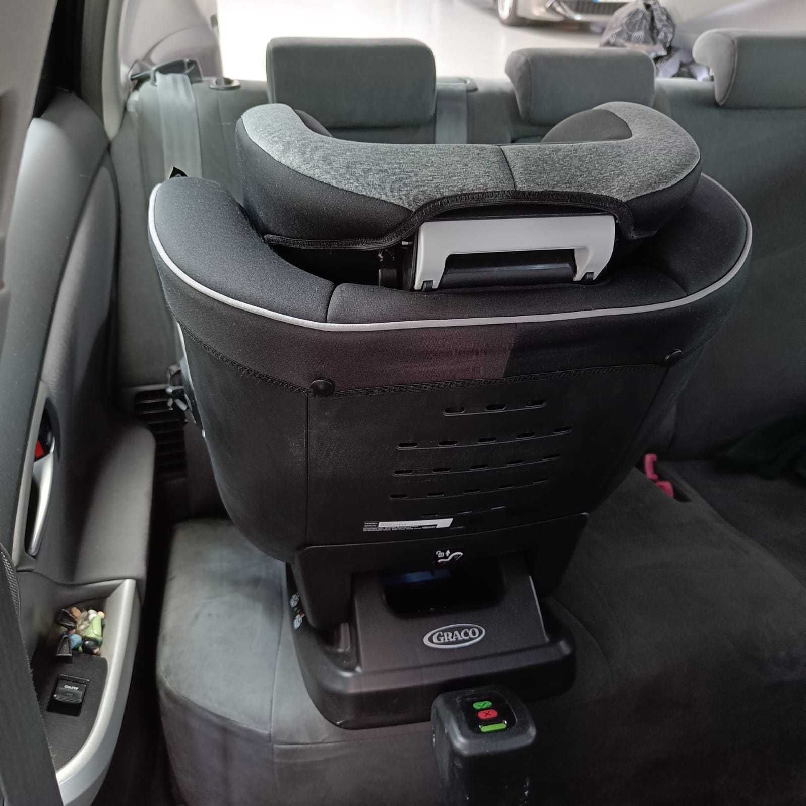 GRACO Cadeira auto ASCENT - Black com Base ISOFAMILY (PLUS TEST)