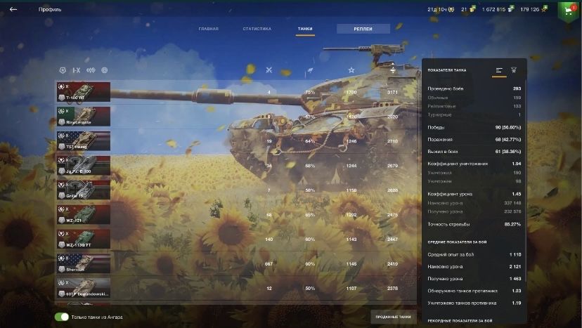 Акаунт Wot Blitz