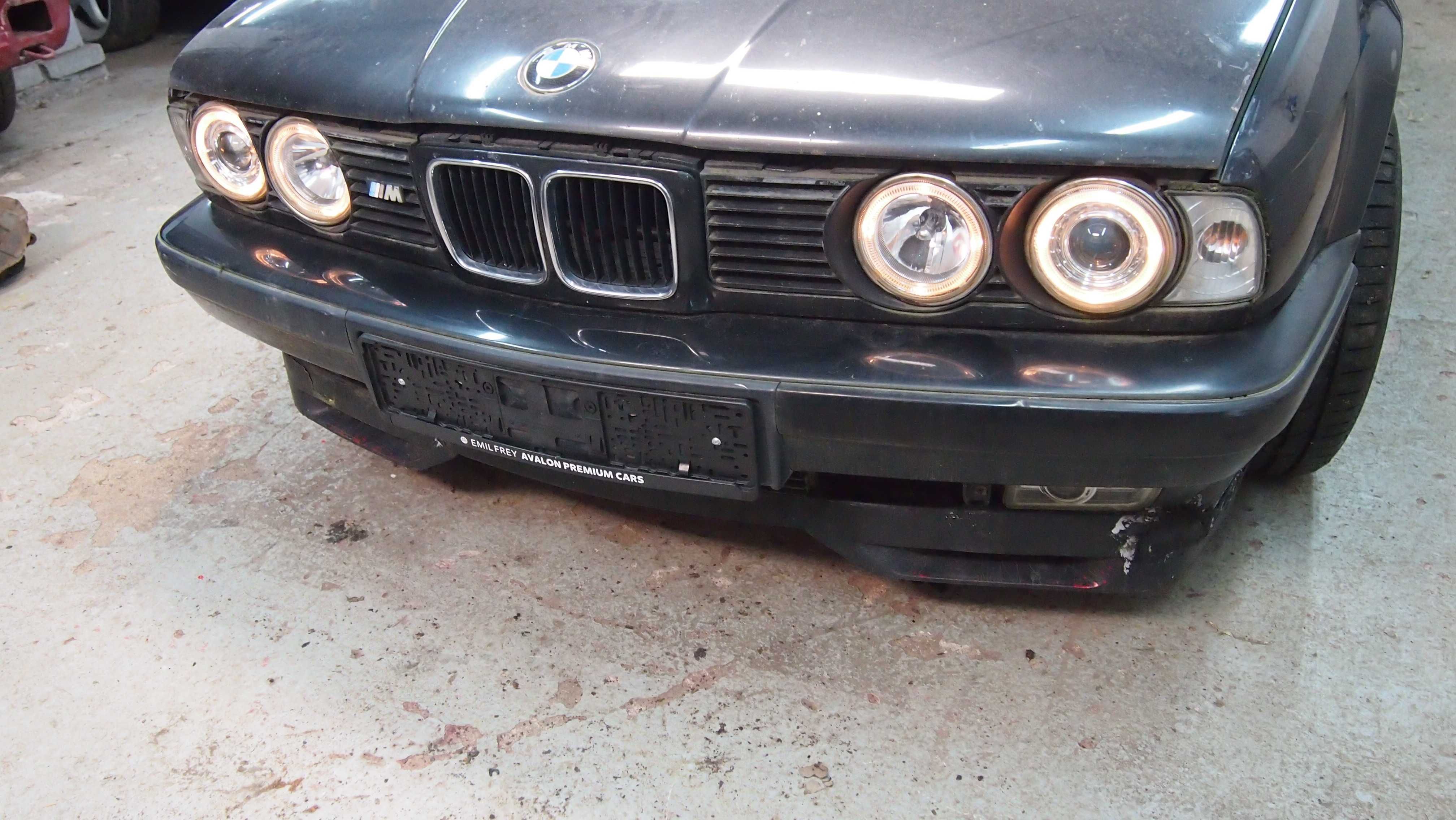 BMW E34 Lampy przód Kierunkowskazy ringi soczewka Tuning