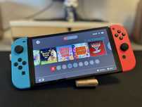 Nintendo Switch Oled GW etui + Ringfit adventure