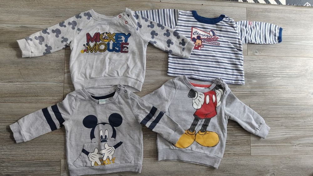 4 bluzy Mickey Miki mouse