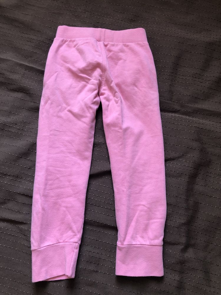 Spodnie dziewczęce dresowe, różowe Rozm. 104-110