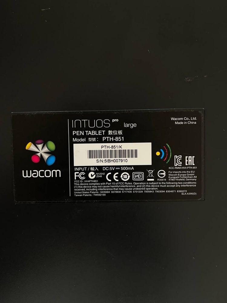 Графічний планшет Wacom Intuos Pro large PTH-851