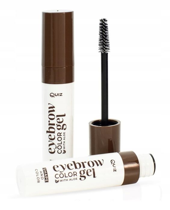 Quiz Cosmetics Eyebrow  Żel Koloryzujący Do Brwi Z Aloesem Dark 5Ml