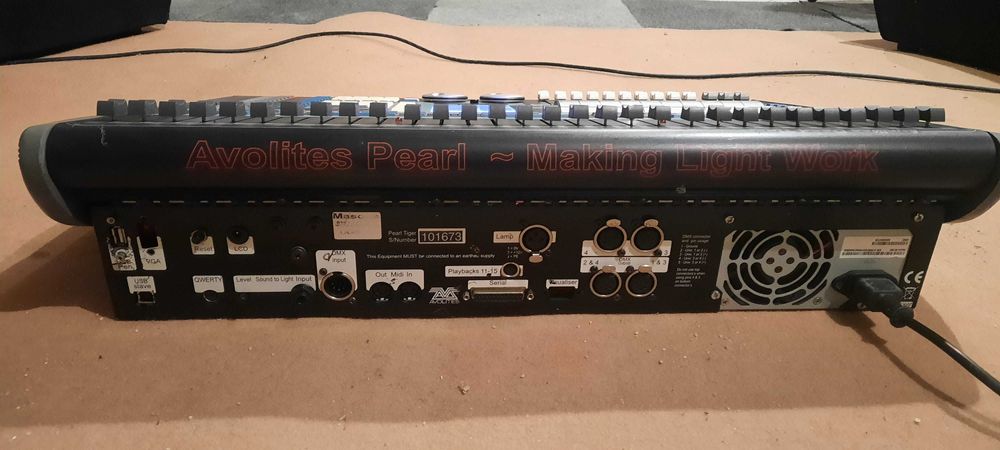 Avolites Pearl Tiger mesa de luzes DMX profissional e original