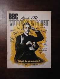 BBC Modern English April 1981 czasopismo unikat