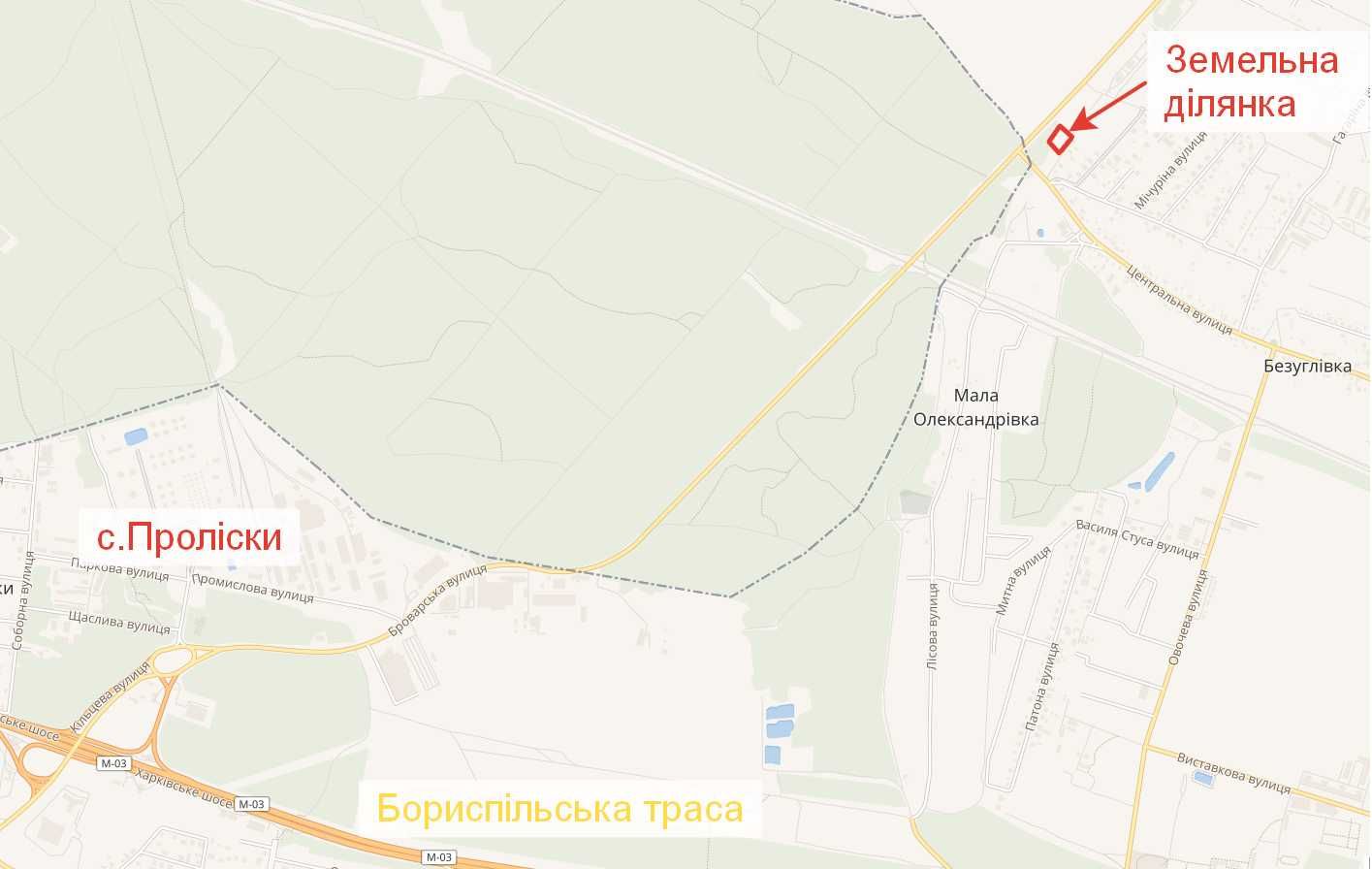 Продам земельну ділянку в селі Безуглівка площею 7 соток