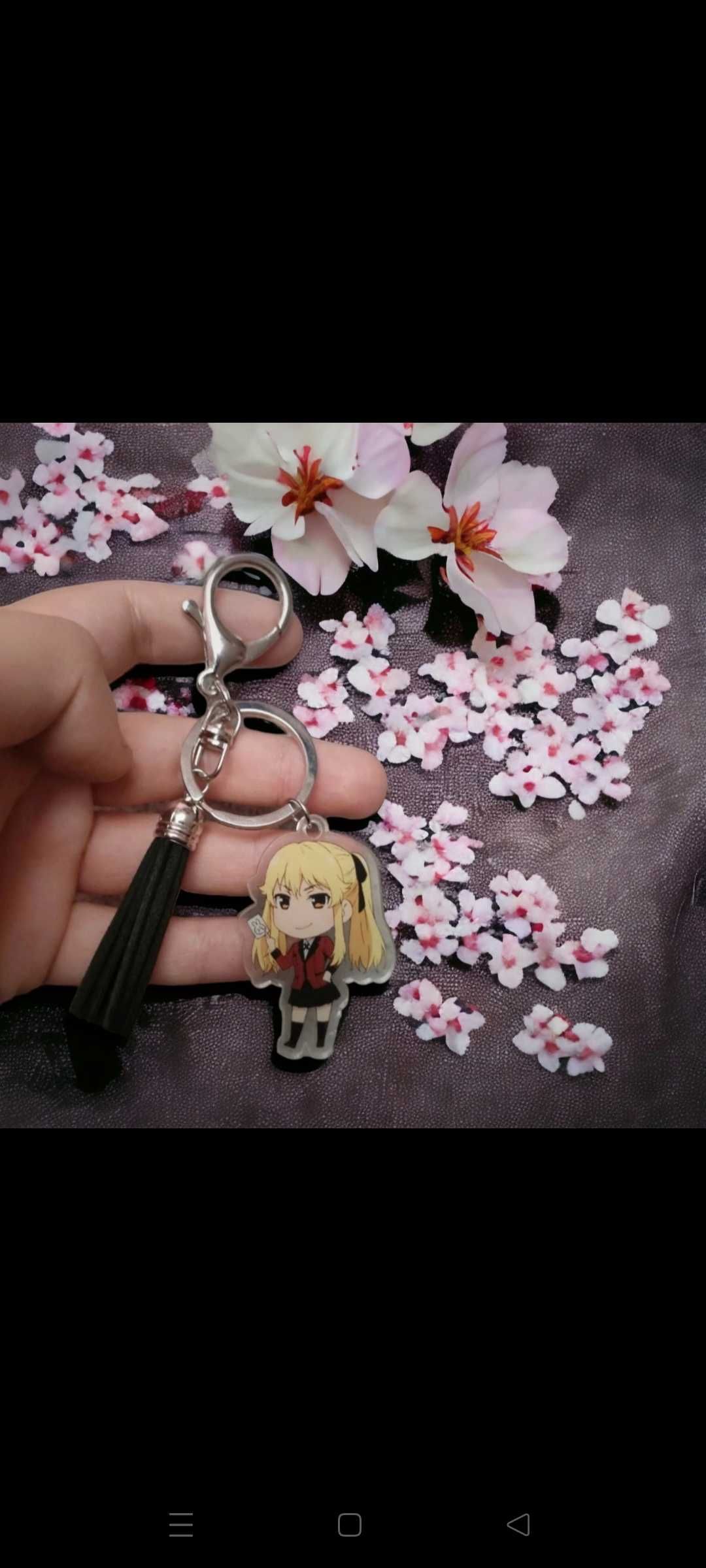 Przypinka do kluczy, brelok breczolek z Mary Saotome Kakegurui anime