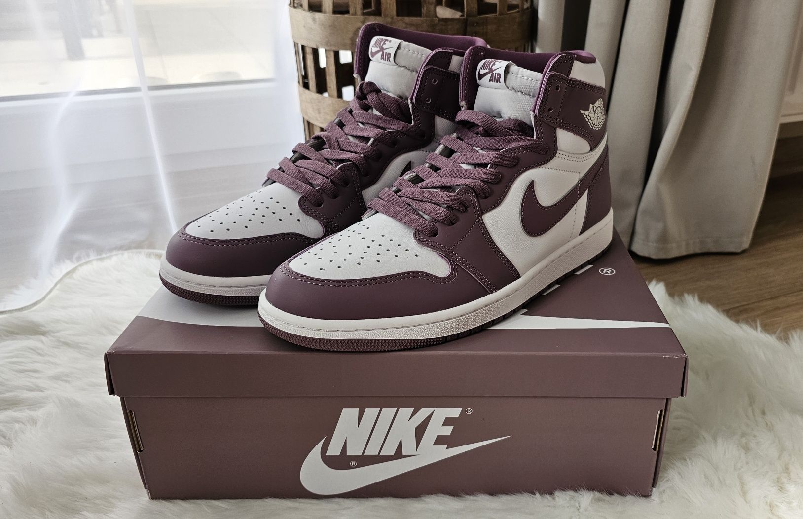 Buty Nike Air Jordan 1 Retro High OG “Mauve” Brązowe