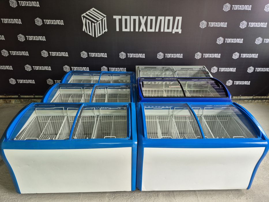 Морозильна вітрина камера ларь морозилка