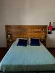 Cabeceira de cama em madeira