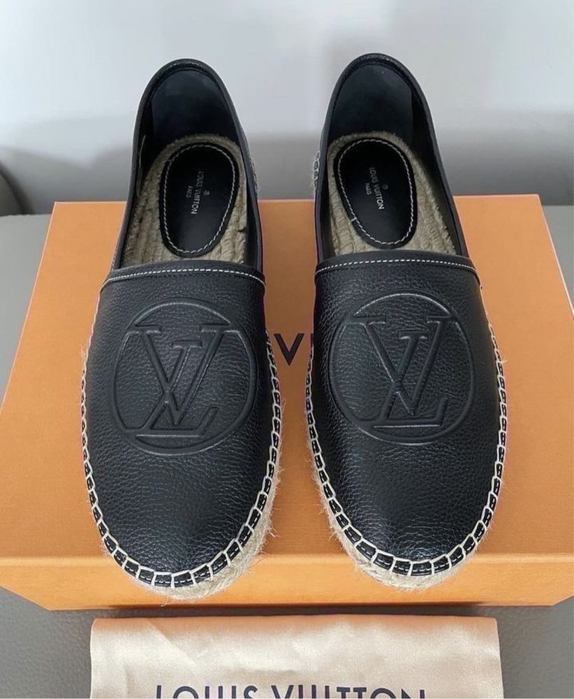 Skorzane espadryle LV Louis Vuitton 39