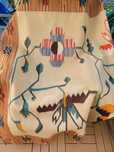 Gliniany,Stryjeńska?Przedwojenny kilim gobelin dywan Art Deco,Wysyłka.