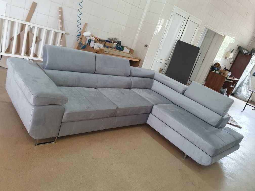Narożnik NEAPOL ruchome zagłówki Promocja z 3150 na 2600zł!