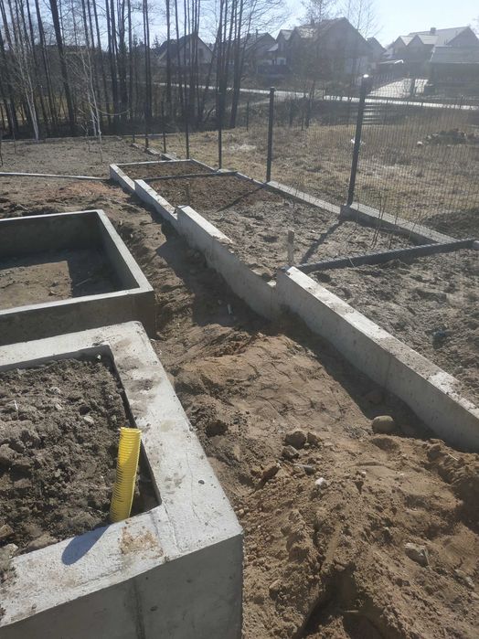 Usługi budowlane  – fundamenty, ogrodzenia, wykończenia