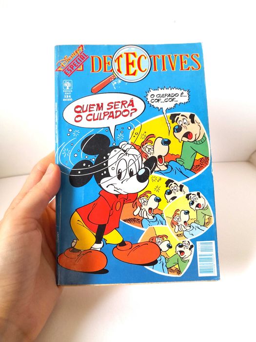 Livro de BD Disney Especial Número 124 Coleção Anos 80