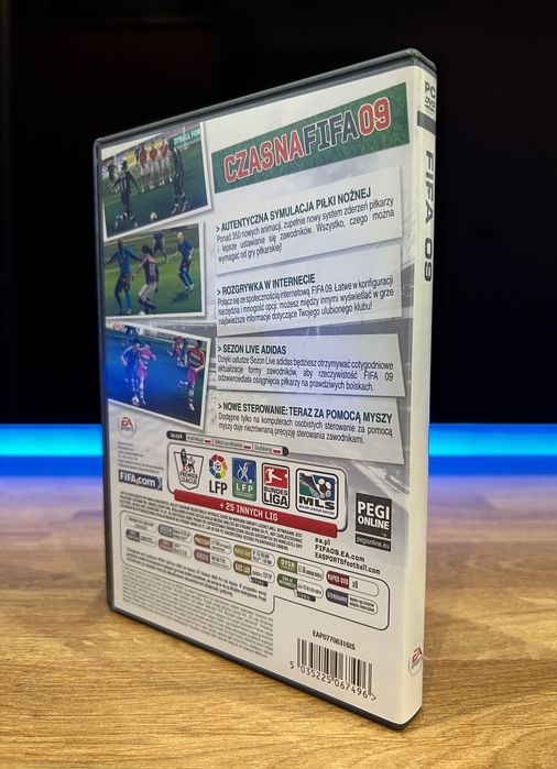 FIFA 09 (PC PL 2008) DVD BOX polskie premierowe wydanie