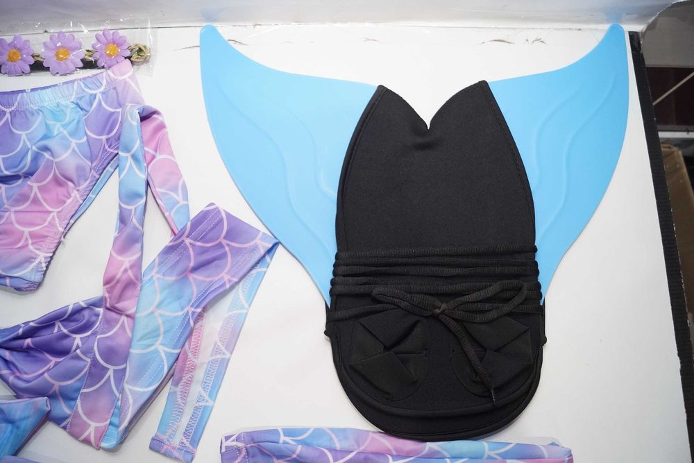 Syreni ogon do pływania strój kąpielowy GALLDEALS płetwa 150 monofin