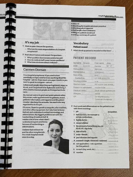 Oxford English for Careers Student's Book Nursing 1