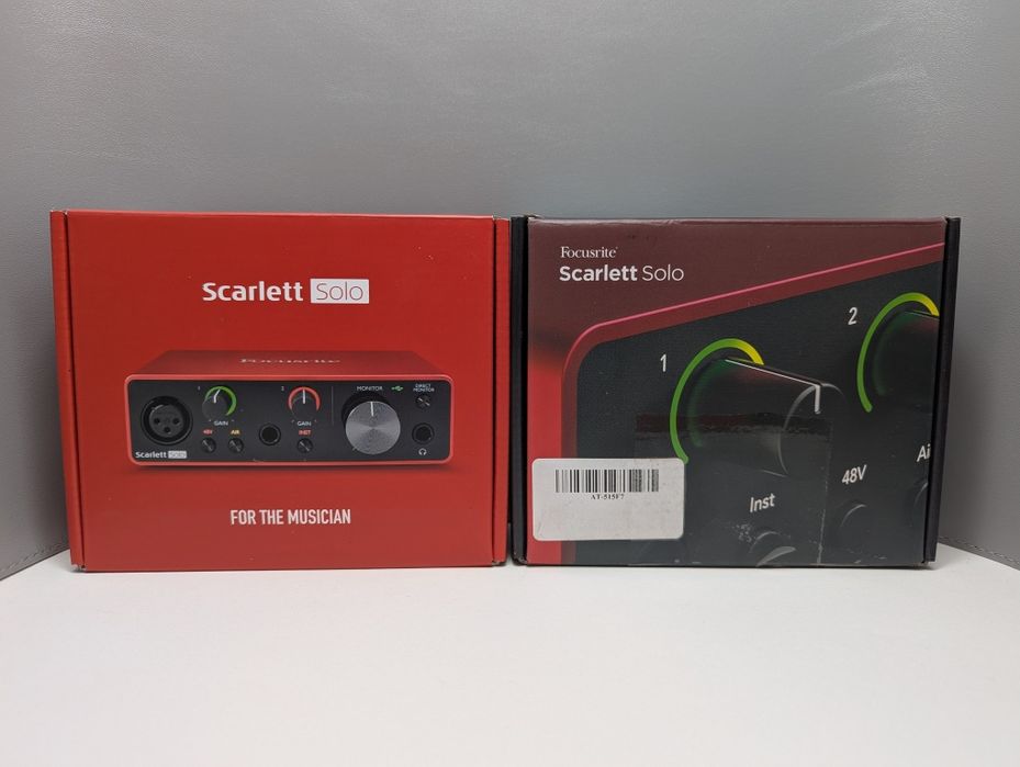 Звукова карта Focusrite Scarlett Solo 3rd Gen | 4rd Gen