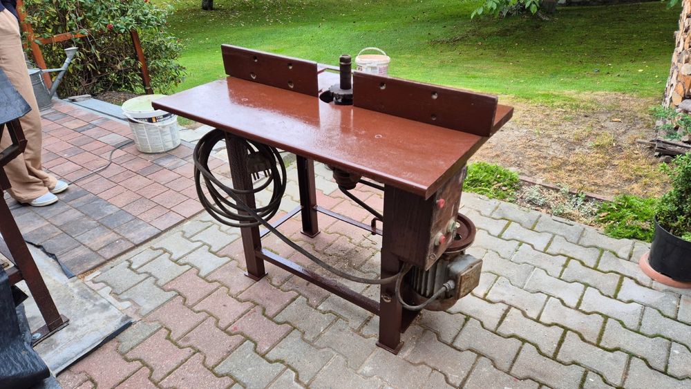 Heblarka do drewna wraz z frezem