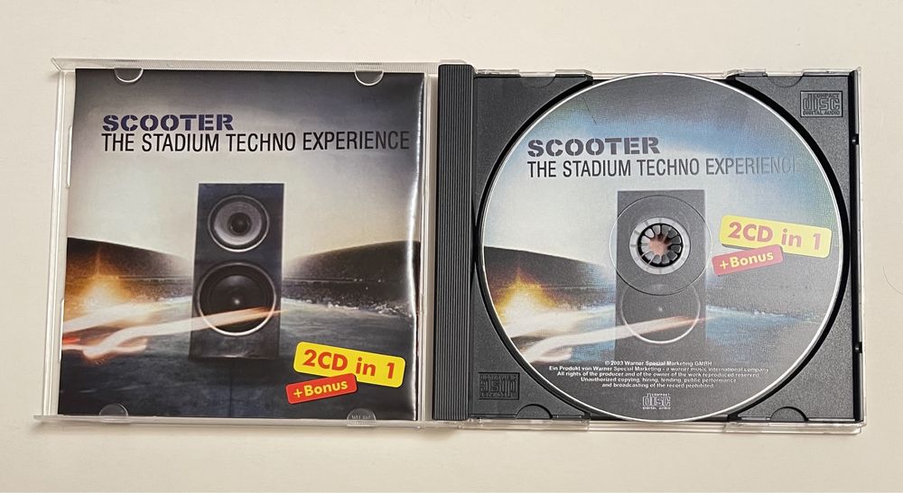 Scooter The stadium techno experience 2 in 1 cd + bonus