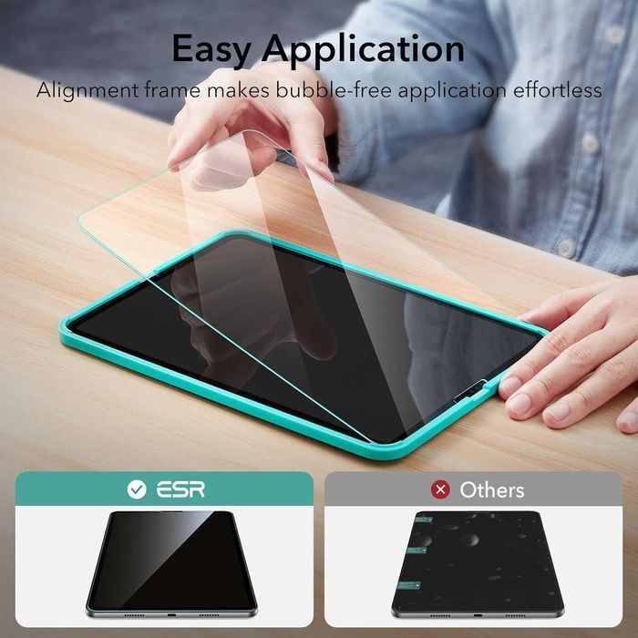 ESR Szkło hartowane do iPad Pro 12.9" 6/5/4/3 aplikator 2szt