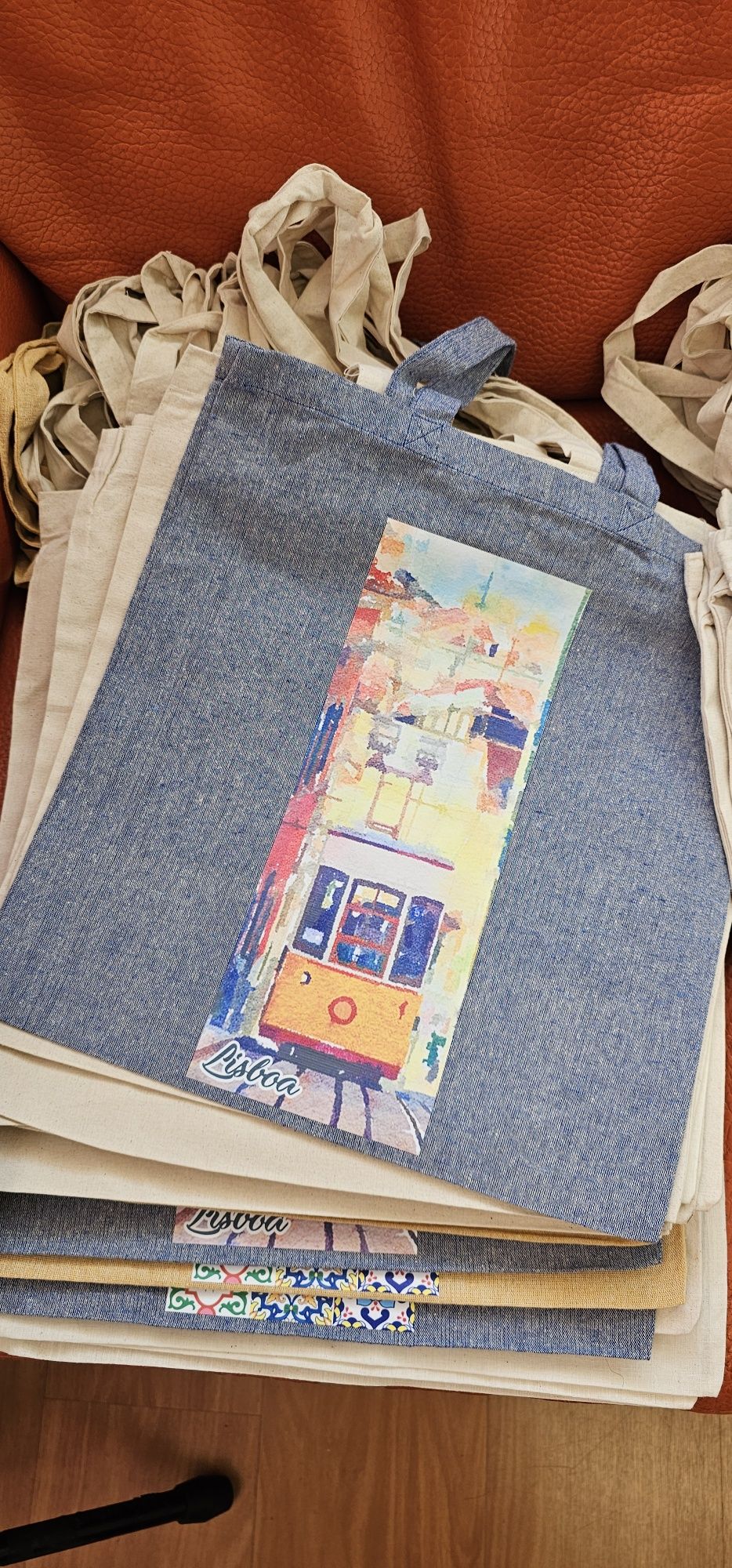 80 Sacos de Pano com Motivos de Lisboa