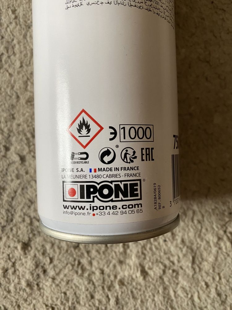 Масло для фильтра Ipone SPRAY AIR FILTER OIL 750мл