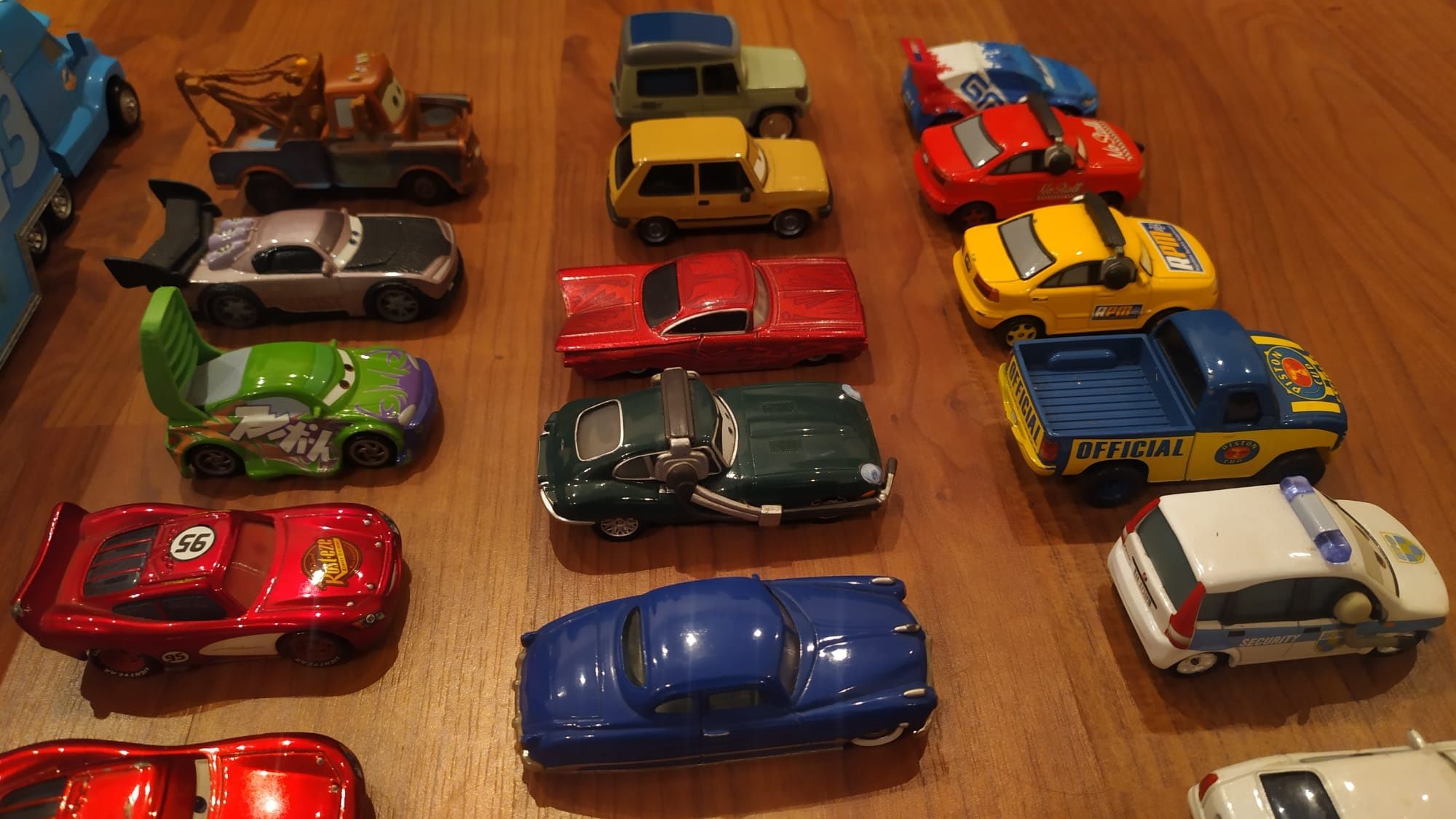 Coleção Carros dos Cars, Miniaturas Cars Disney