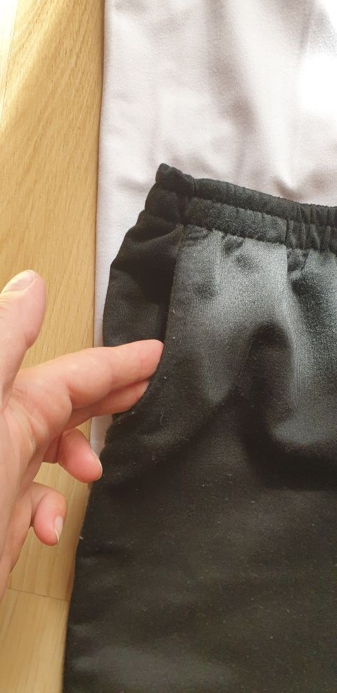 Komplet piłkarski CR7 biało-czarny roz.152 spodenki i koszulka Primark