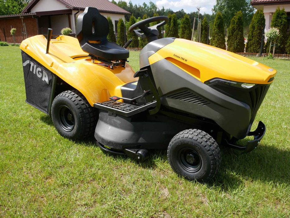 STIGA 798W 2 cylindry kosiarka traktorek hydrostat dostawa do klienta