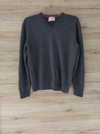 Sweter wełniany 100% wełna wool Thomas Pink rozmiar 42 XL