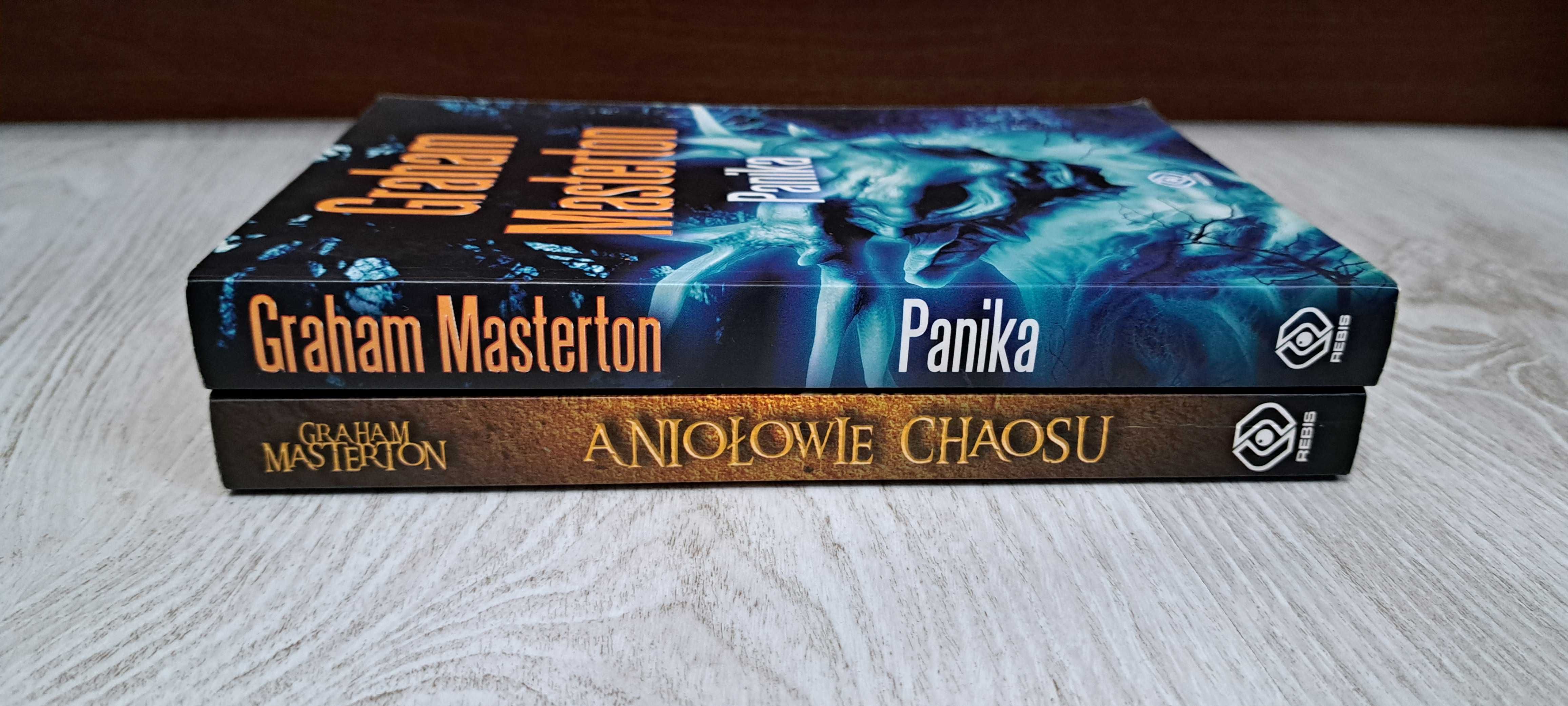 2x Graham Masterton Aniołowie Chaosu + Panika