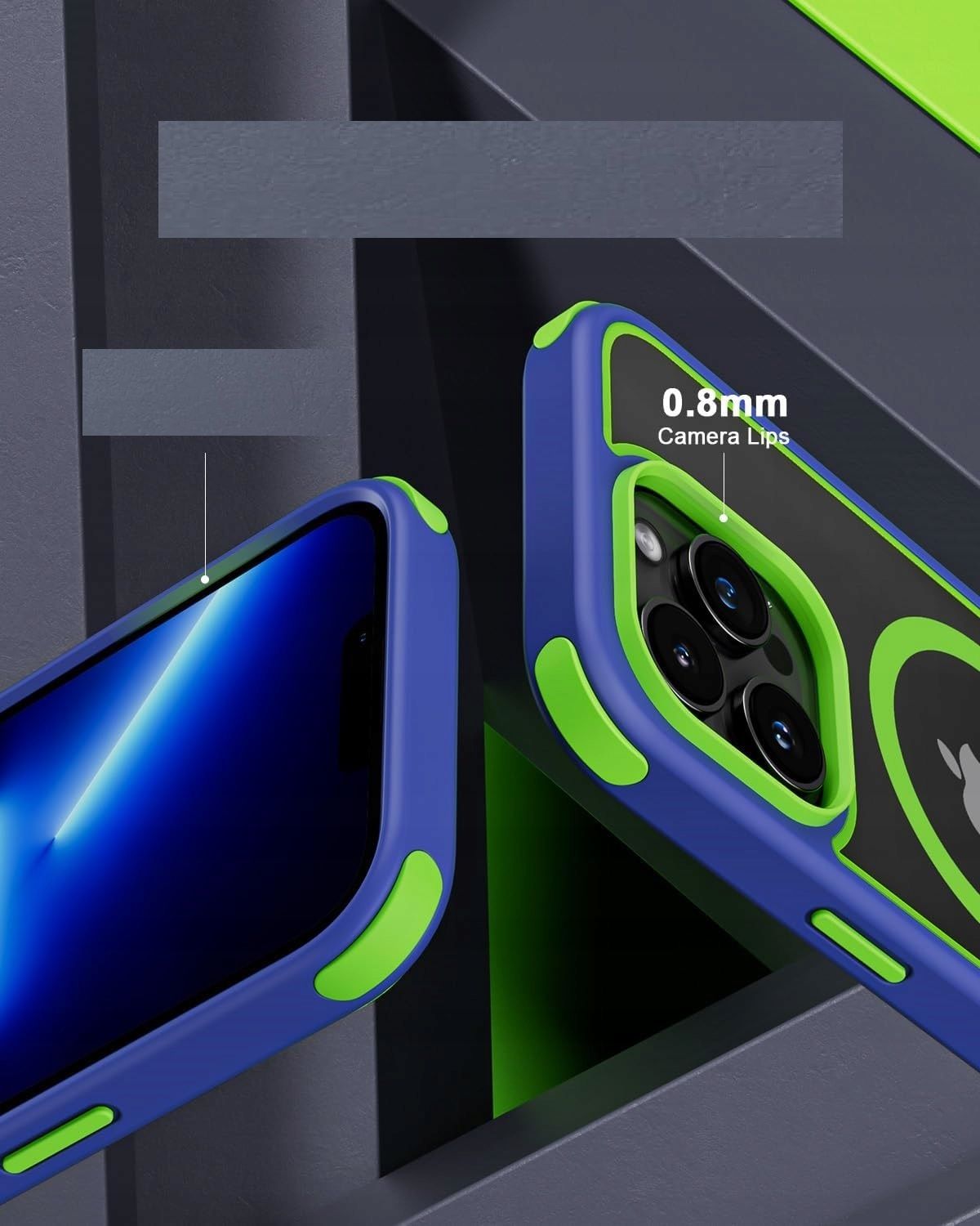 etui do iphone 13 pro, kompatybilne z magsafe z pierścieniem