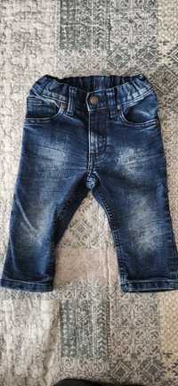 Spodnie jeansy, dżinsy dla dziecka, H&M, r. 80